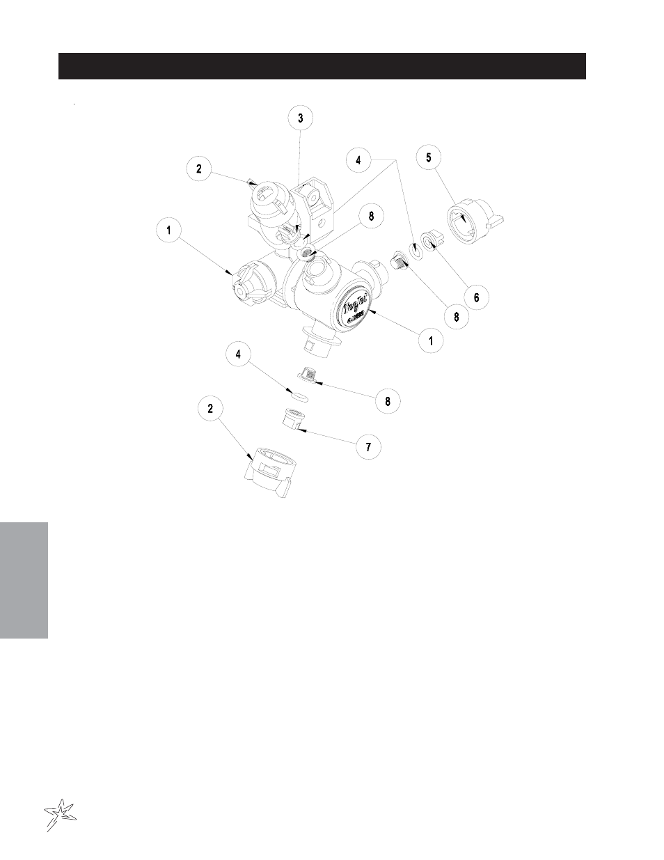 Triple nozzle assembly | Smithco Spray Star 2000D (sn 200D088 – 200D127) Parts & Service Manual User Manual | Page 84 / 110