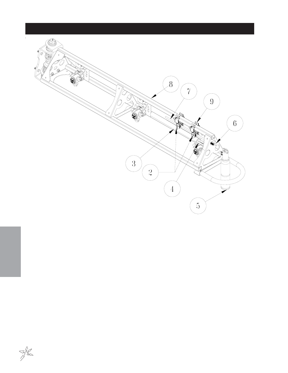Foamer nozzle mount & hose guard mount drawing | Smithco Spray Star 2000D (sn 200D088 – 200D127) Parts & Service Manual User Manual | Page 94 / 110