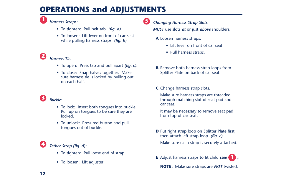 Operations and adjustments | Century PM-1378AB User Manual | Page 14 / 32