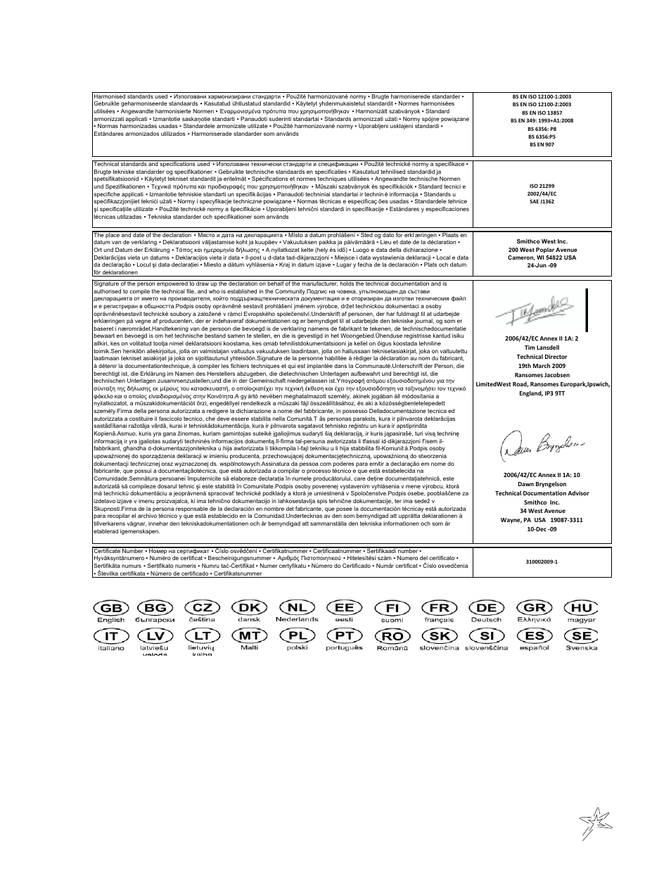 Smithco Spray Star 3184 (sn 300G073 – 300G090) Operator Manual User Manual | Page 33 / 35