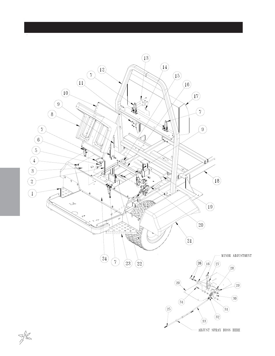 Seat panel drawing | Smithco Spray Star 3180 (sn 300G056 – 300G065) Parts & Service Manual User Manual | Page 28 / 112