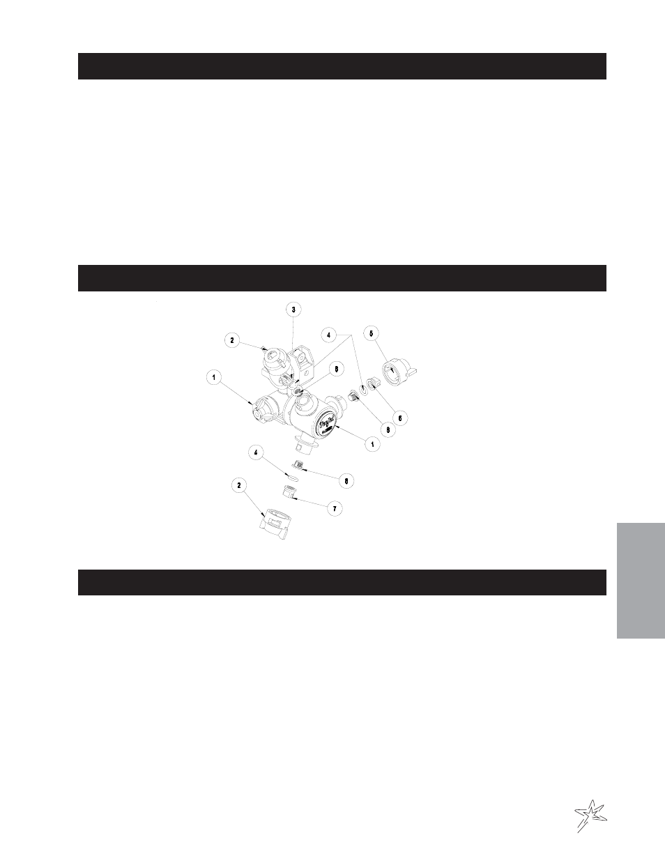 525 heavy boom, Triple nozzle assembly | Smithco Spray Star 3180 (sn 300G056 – 300G065) Parts & Service Manual User Manual | Page 77 / 112