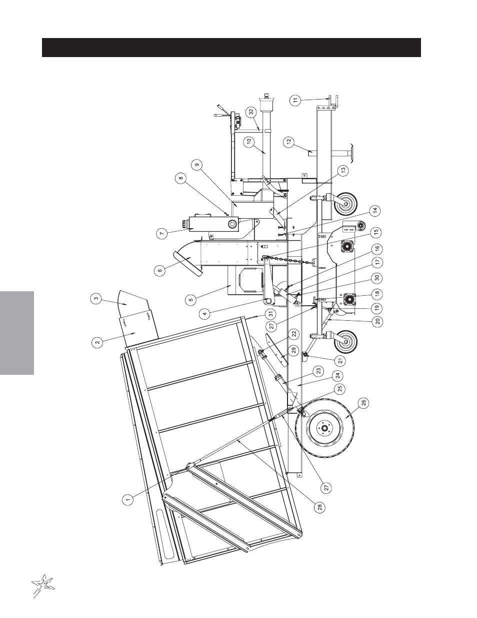 Big vac main drawing | Smithco Big Vac V72 (sn 72111 – 72164) Parts & Service Manual User Manual | Page 16 / 58