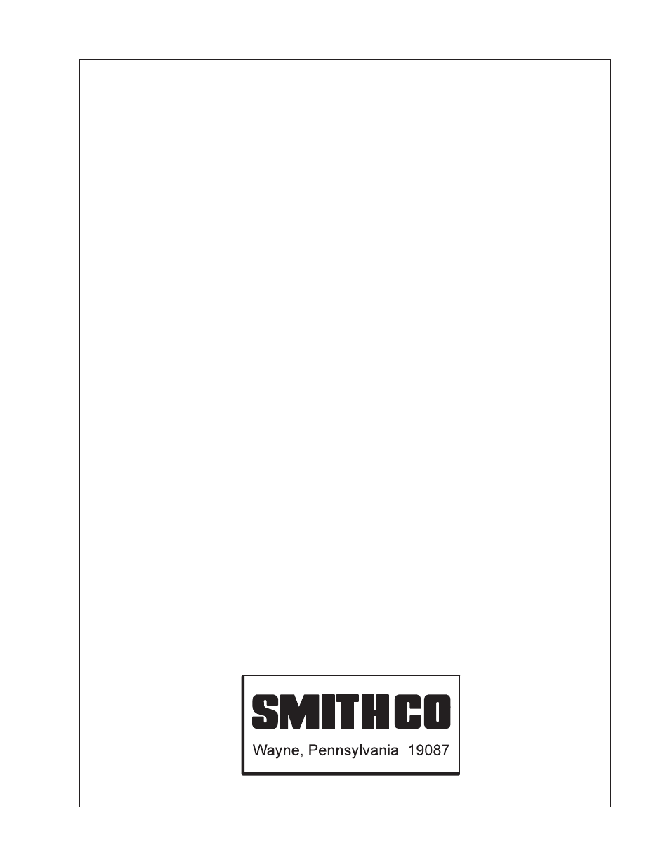 Limited warranty | Smithco Big Vac V72 (sn 72111 – 72164) Parts & Service Manual User Manual | Page 57 / 58