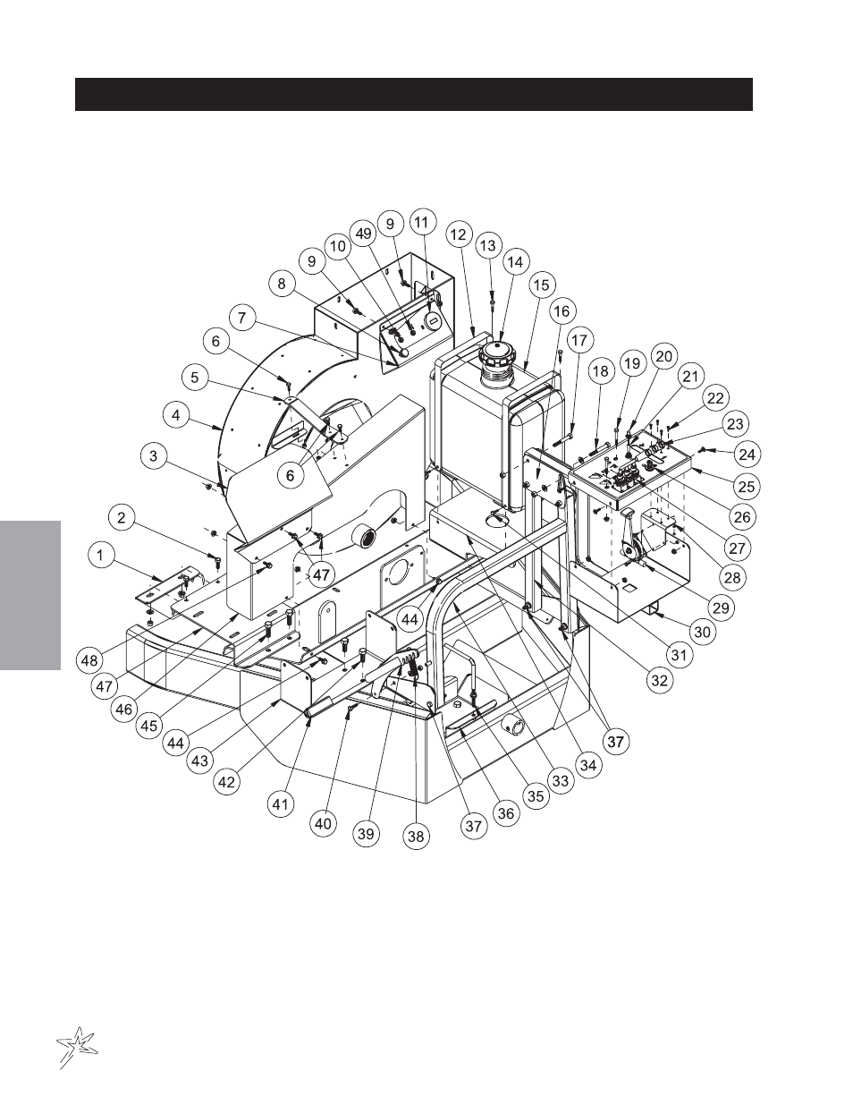Control panel drawing | Smithco Big Vac V72E (sn 73001 – 73020) Parts & Service Manual User Manual | Page 18 / 56