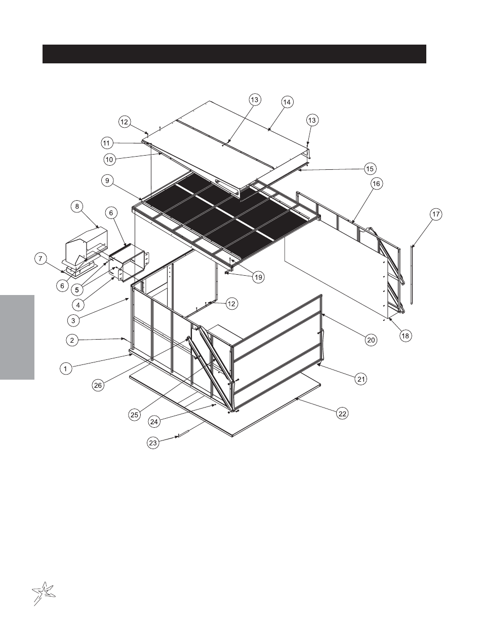 Hopper drawing | Smithco Big Vac V72E (sn 73001 – 73020) Parts & Service Manual User Manual | Page 28 / 56