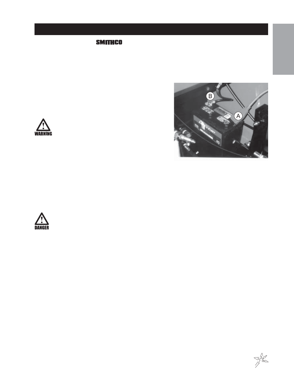 Setup | Smithco Sweep Star 48 Operator Manual (2004) User Manual | Page 9 / 18