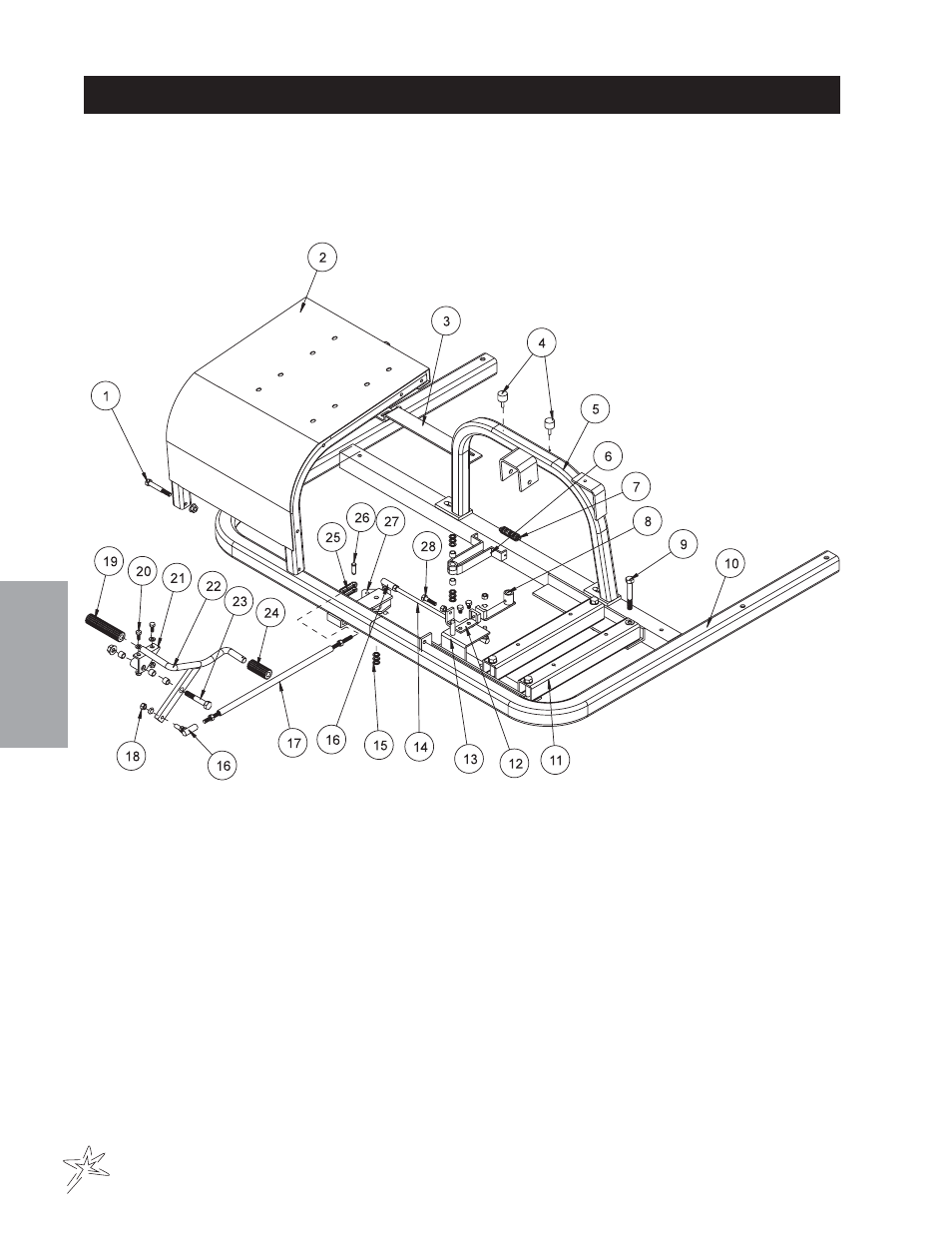 Linkage drawing | Smithco Sweep Star 48 (sn 4975 – 4982) Parts & Service Manual User Manual | Page 28 / 80