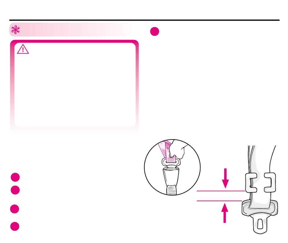 Warning, Vehicle seat belts, Locking clip | Continued) | Century ISPB008BA User Manual | Page 31 / 80