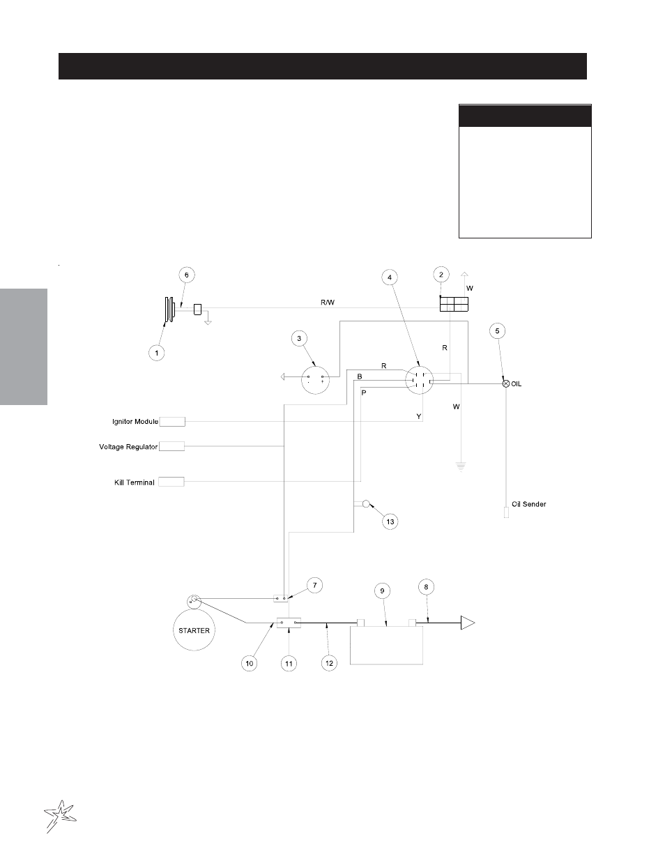 Wiring diagram | Smithco Sweep Star 48H (sn 5200 – Current) Parts & Service Manual User Manual | Page 14 / 58