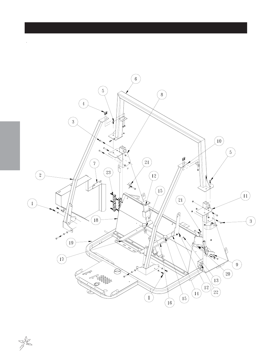 Roll over protection drawing | Smithco Sweep Star 48H (sn 5200 – Current) Parts & Service Manual User Manual | Page 18 / 58