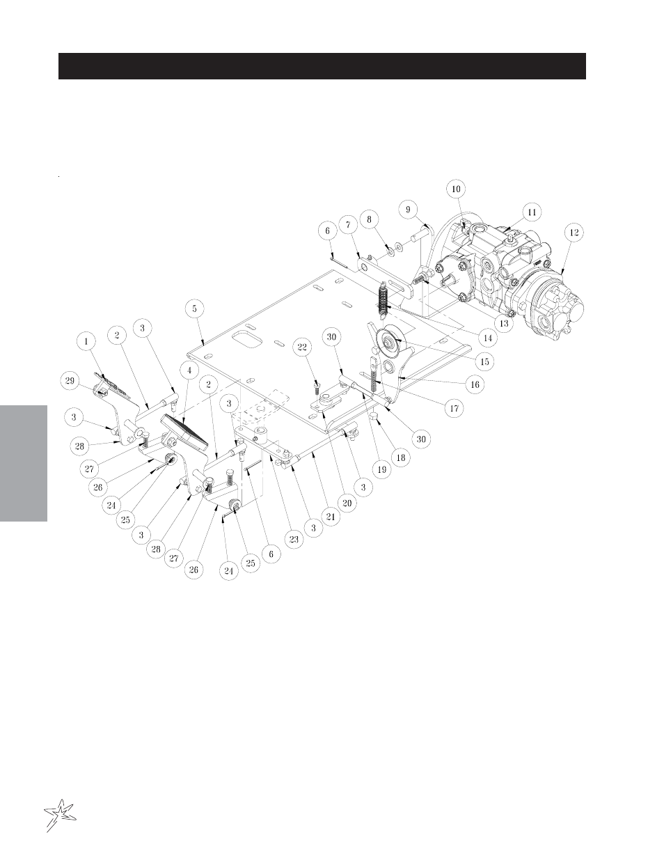 Linkage drawing | Smithco Sweep Star 48H (sn 5200 – Current) Parts & Service Manual User Manual | Page 26 / 58