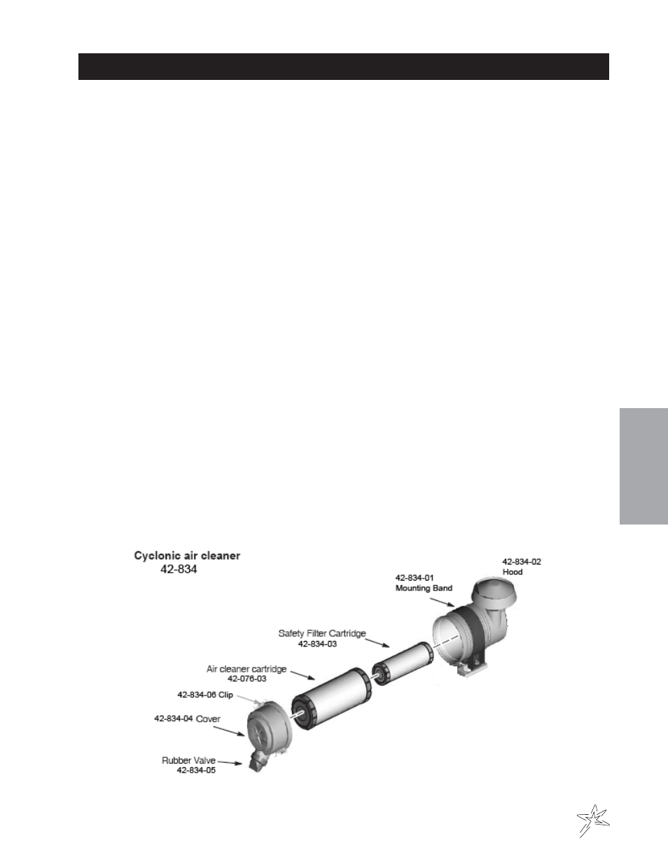 Engine and exhaust parts list | Smithco Sweep Star 48H (sn 5200 – Current) Parts & Service Manual User Manual | Page 37 / 58