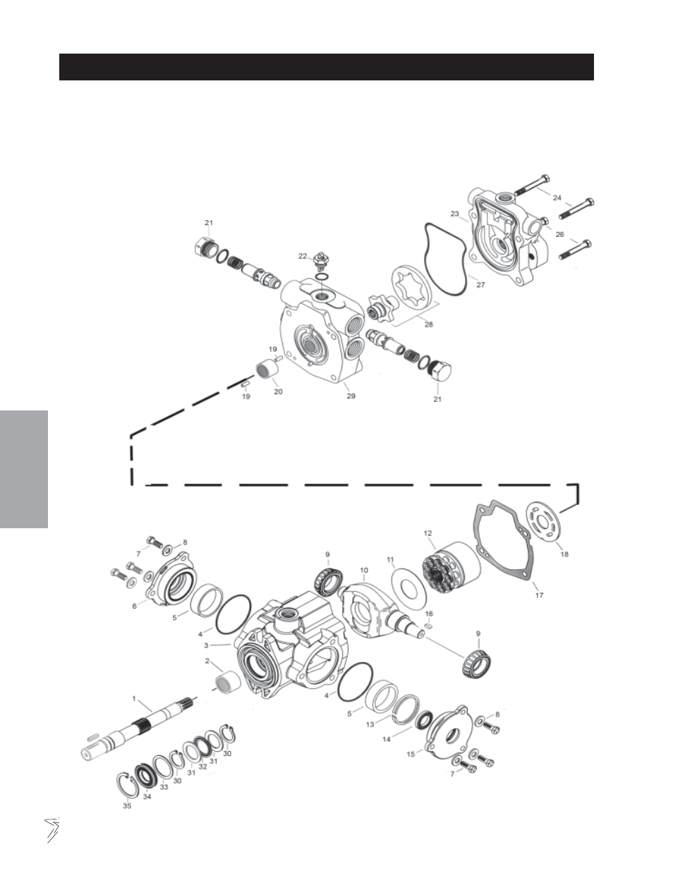 267 hydrostatic pump drawing | Smithco Sweep Star 48H (sn 5200 – Current) Parts & Service Manual User Manual | Page 46 / 58