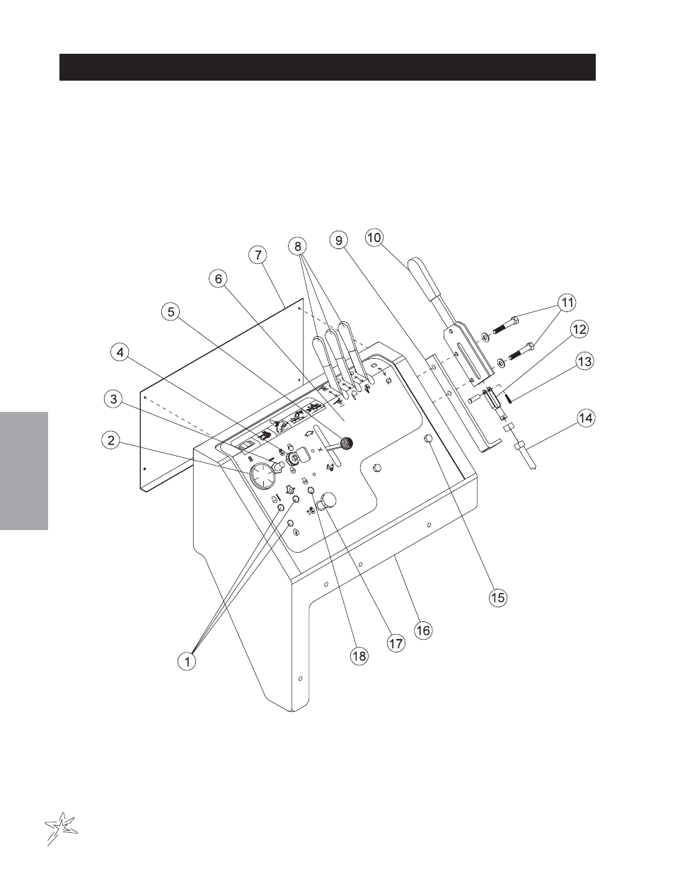 Diesel console drawing | Smithco Sweep Star 60 (sn 1498 – 1537) Parts & Service Manual User Manual | Page 32 / 74