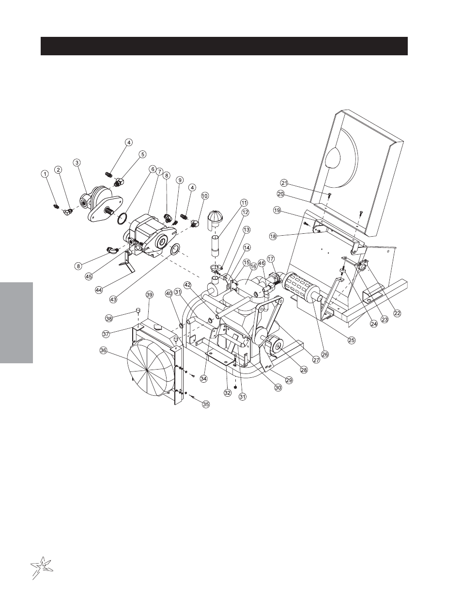 Kubota diesel engine and exhaust drawing | Smithco Sweep Star 60 (sn 1498 – 1537) Parts & Service Manual User Manual | Page 42 / 74