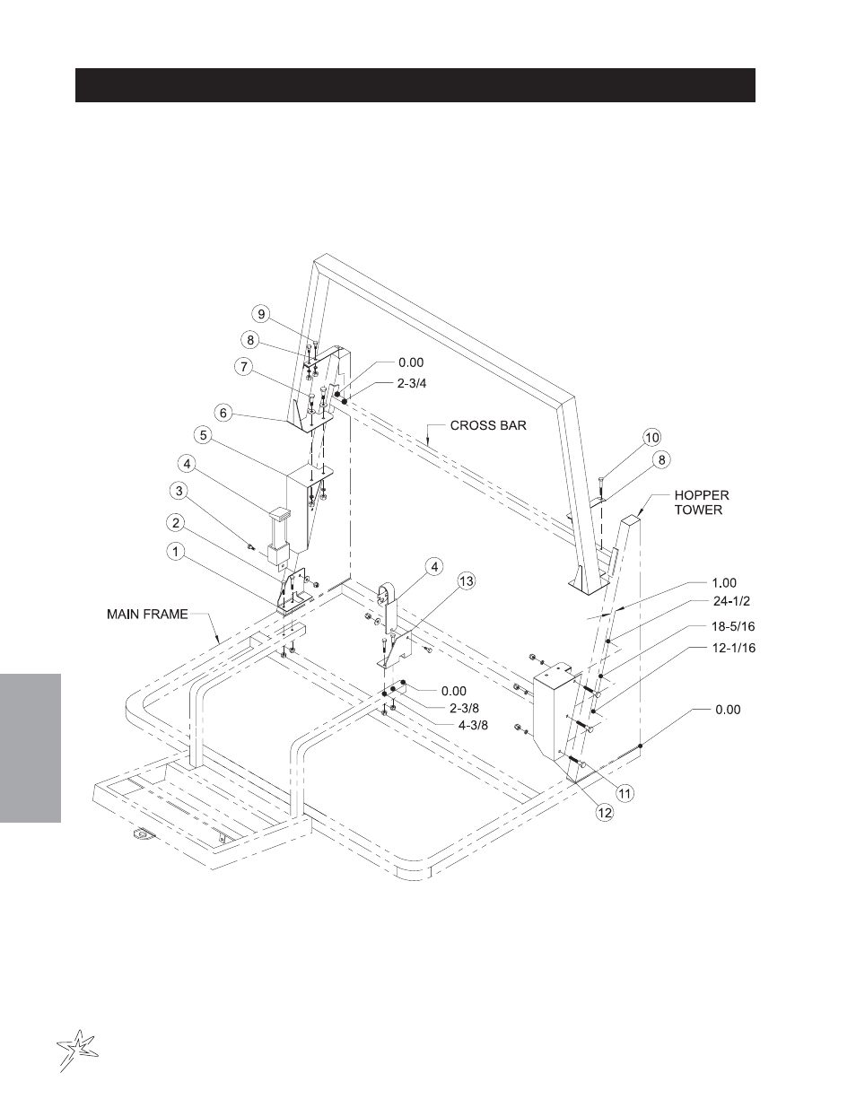 198 rollover protection drawing | Smithco Sweep Star 60 (sn 1498 – 1537) Parts & Service Manual User Manual | Page 66 / 74