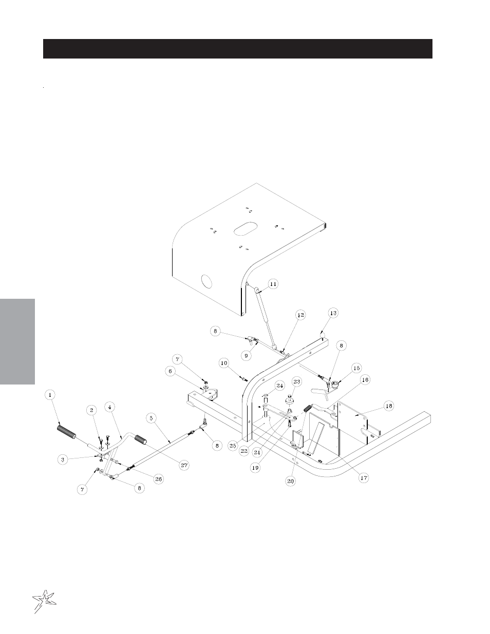 Diesel linkage drawing | Smithco Sweep Star 60 (sn 2242 – 2296) Parts & Service Manual User Manual | Page 28 / 78