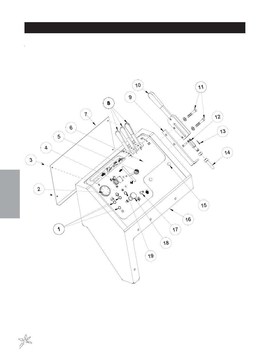 Diesel console drawing | Smithco Sweep Star 60 (sn 2242 – 2296) Parts & Service Manual User Manual | Page 32 / 78