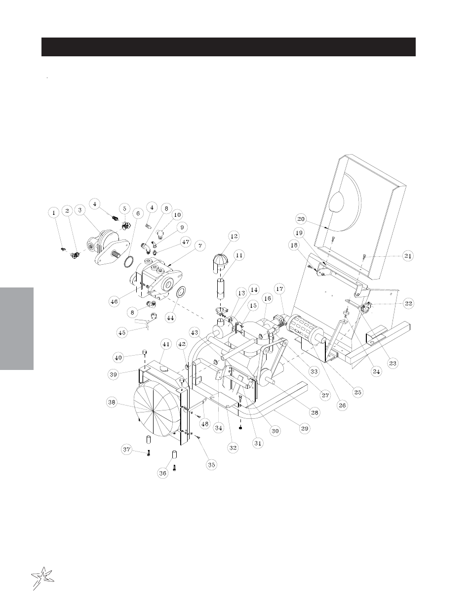 Kubota diesel engine and exhaust drawing | Smithco Sweep Star 60 (sn 2242 – 2296) Parts & Service Manual User Manual | Page 44 / 78