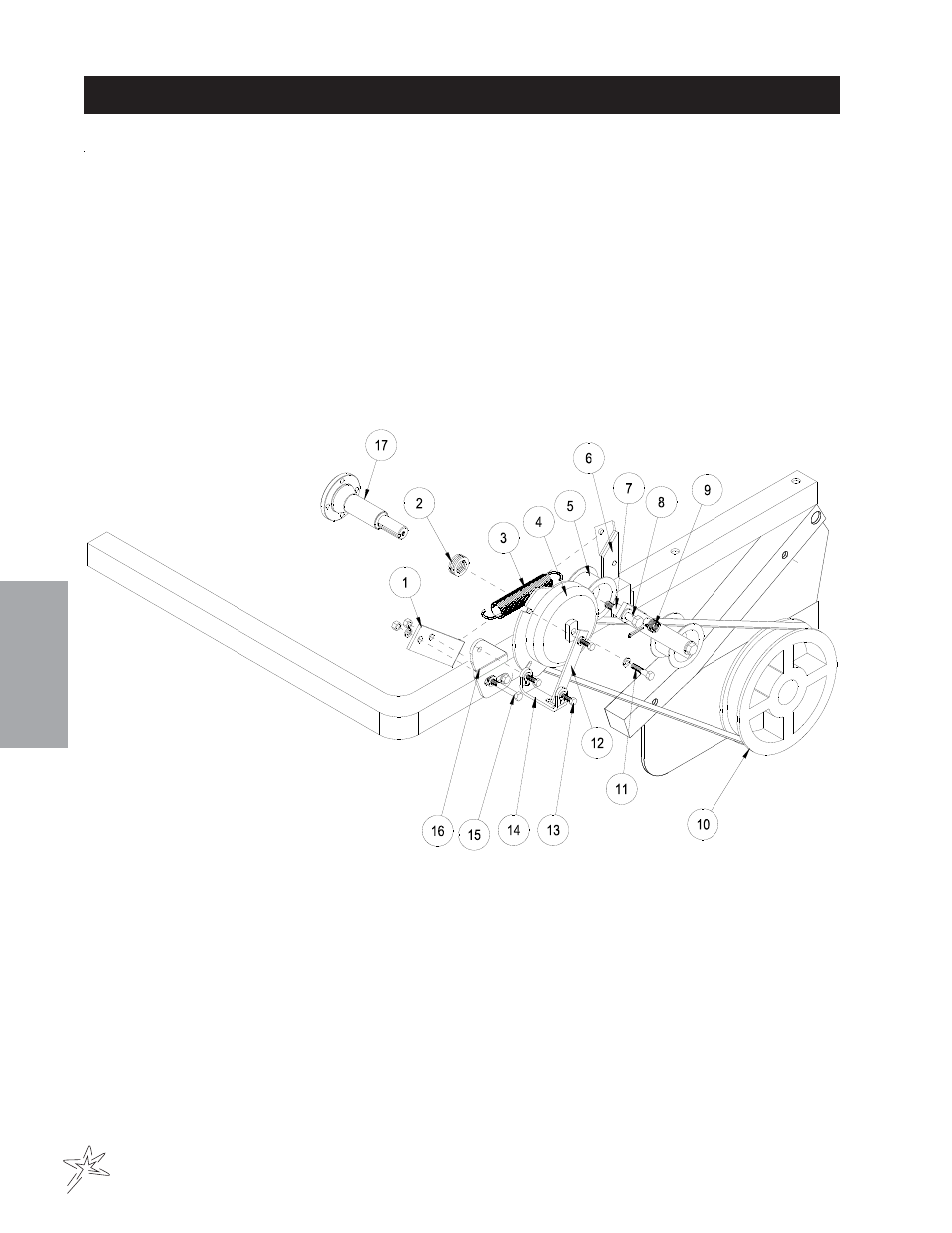 Electric clutch driven belt drive drawing | Smithco Sweep Star 60 (sn 2242 – 2296) Parts & Service Manual User Manual | Page 48 / 78