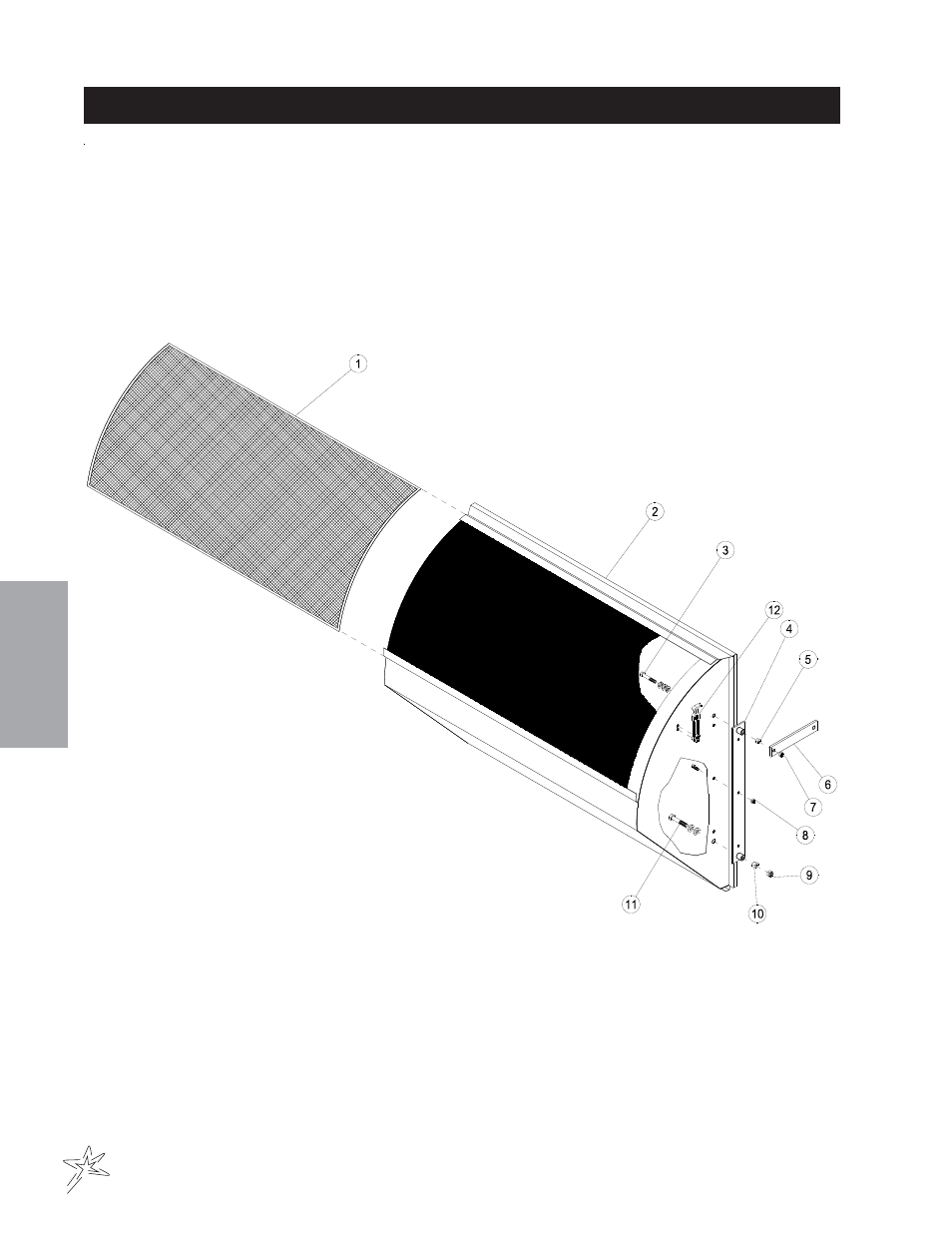 Tailgate drawing | Smithco Sweep Star 60 (sn 2242 – 2296) Parts & Service Manual User Manual | Page 60 / 78