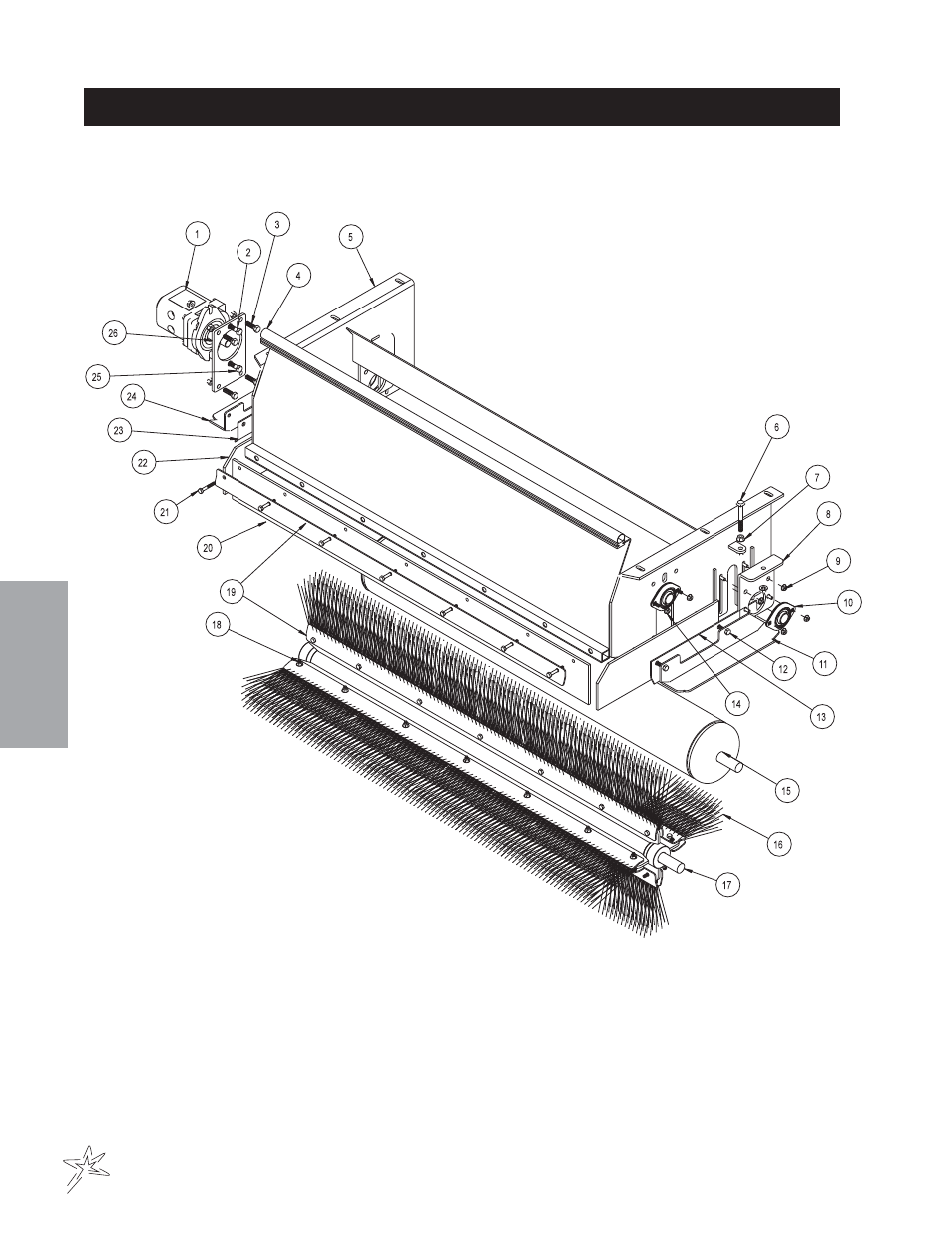 Reel drawing | Smithco Sweep Star P48 (sn 7800 – 7876) Operator Manual User Manual | Page 40 / 58