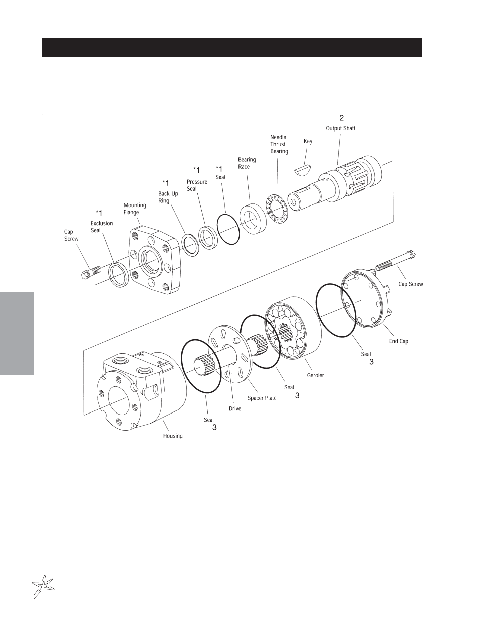 833 hydraulic motor drawing | Smithco Sweep Star P48 (sn 7892 – 7960) Operator Manual User Manual | Page 46 / 62