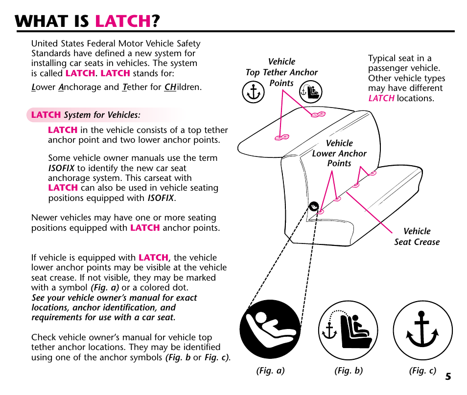 What is latch | Century Deluxe Series User Manual | Page 7 / 40