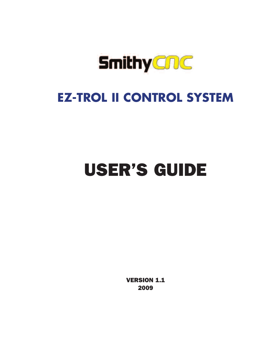 Smithy Ez-Trol2 User Manual | 83 pages