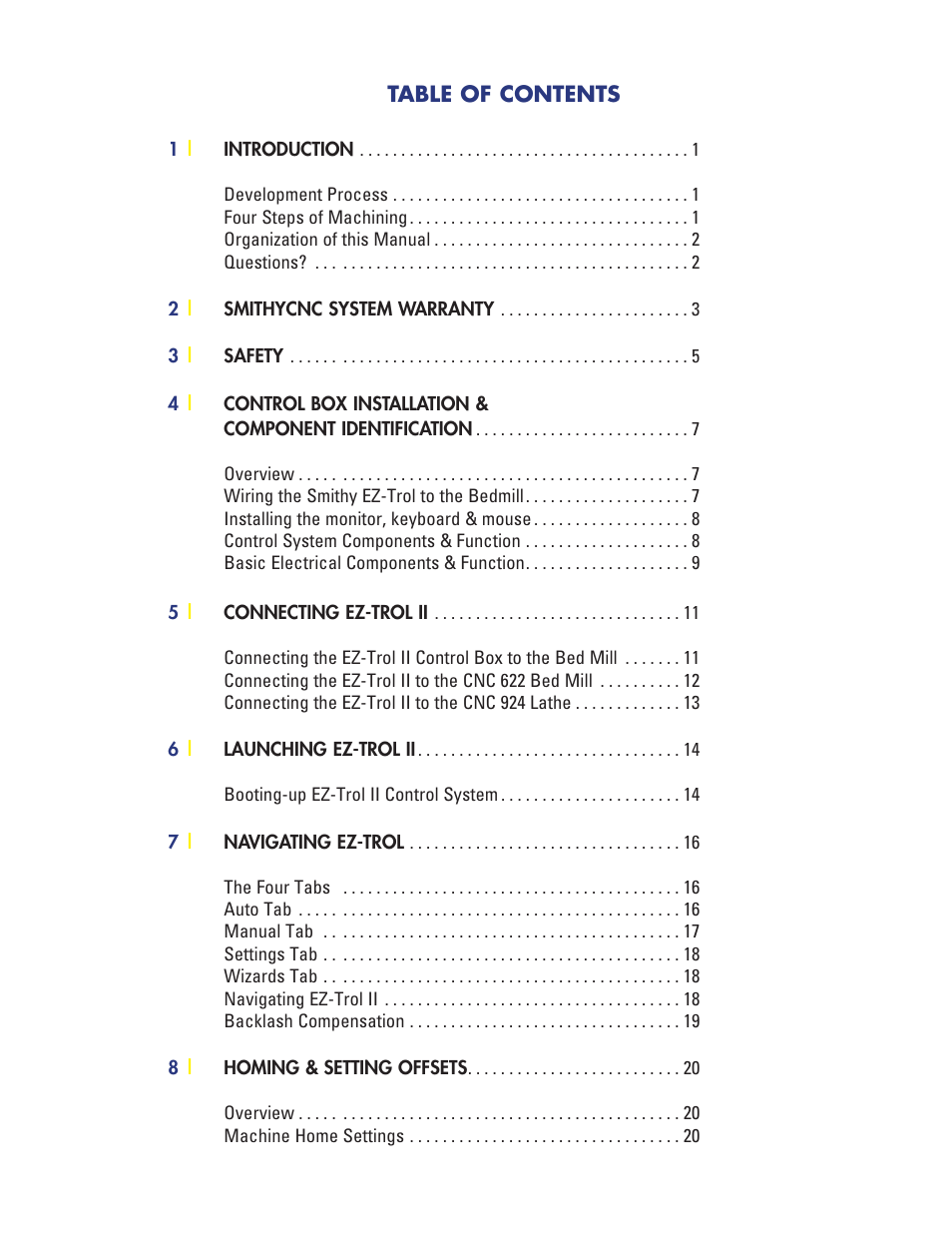 Smithy Ez-Trol2 User Manual | Page 3 / 83