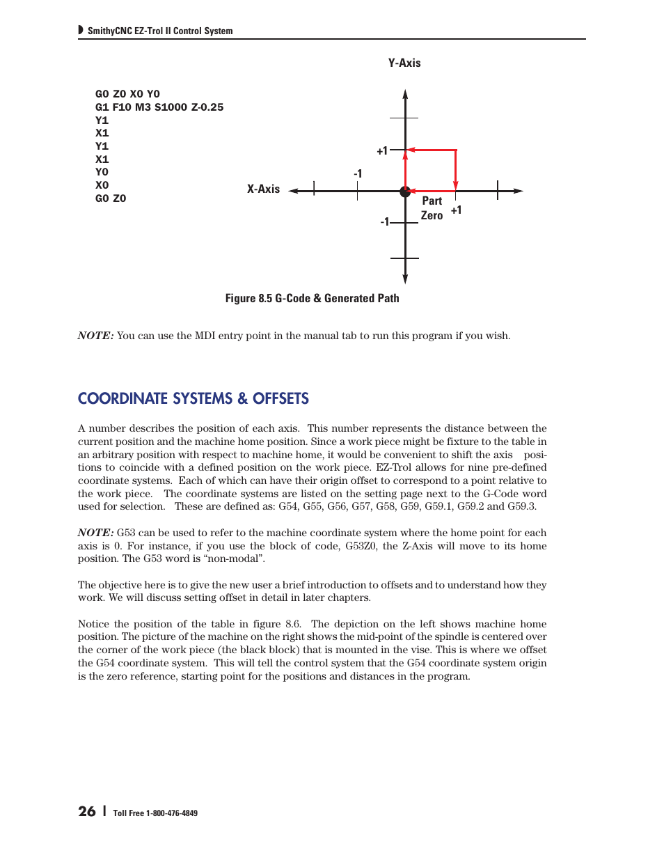 Coordinate systems & offsets | Smithy Ez-Trol2 User Manual | Page 32 / 83