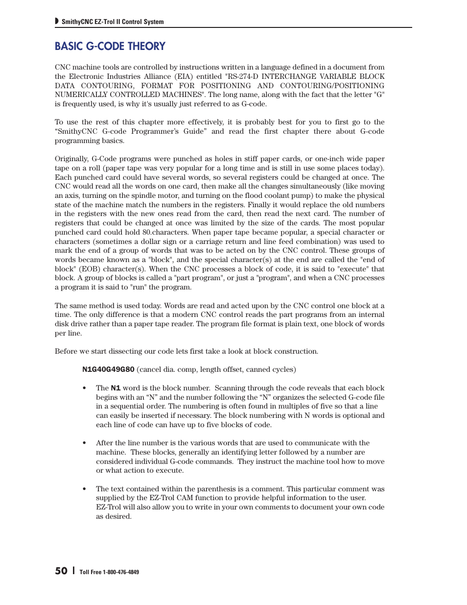 Basic g-code theory | Smithy Ez-Trol2 User Manual | Page 56 / 83