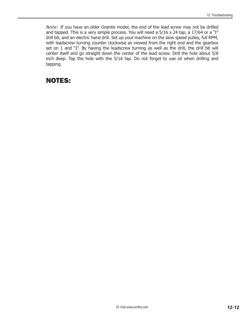 Smithy GN1300 User Manual | Page 98 / 123