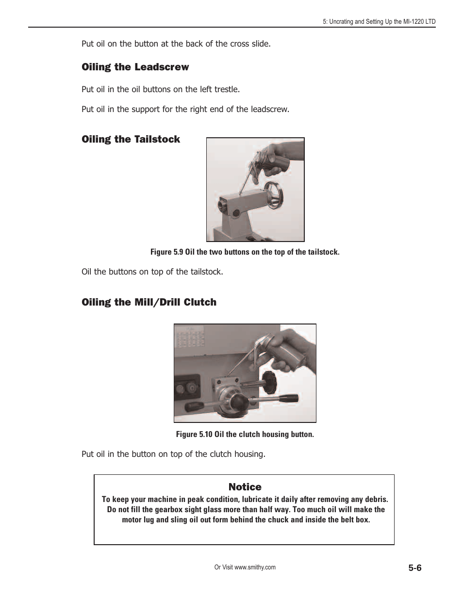 Smithy Midas 1220 LTD User Manual | Page 25 / 105