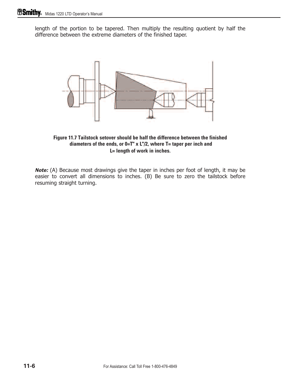Smithy Midas 1220 LTD User Manual | Page 60 / 105