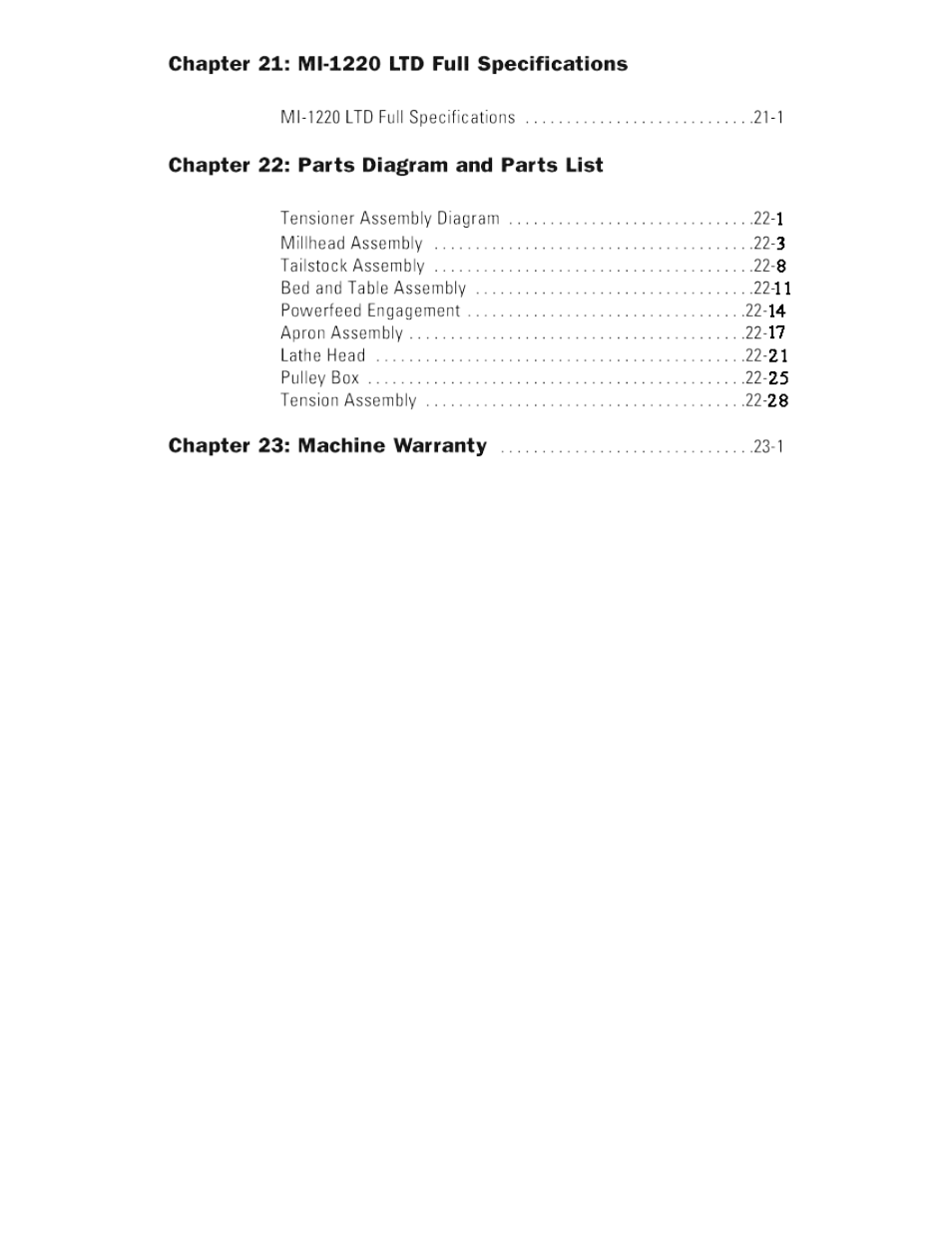 Smithy Midas 1220 LTD User Manual | Page 7 / 105