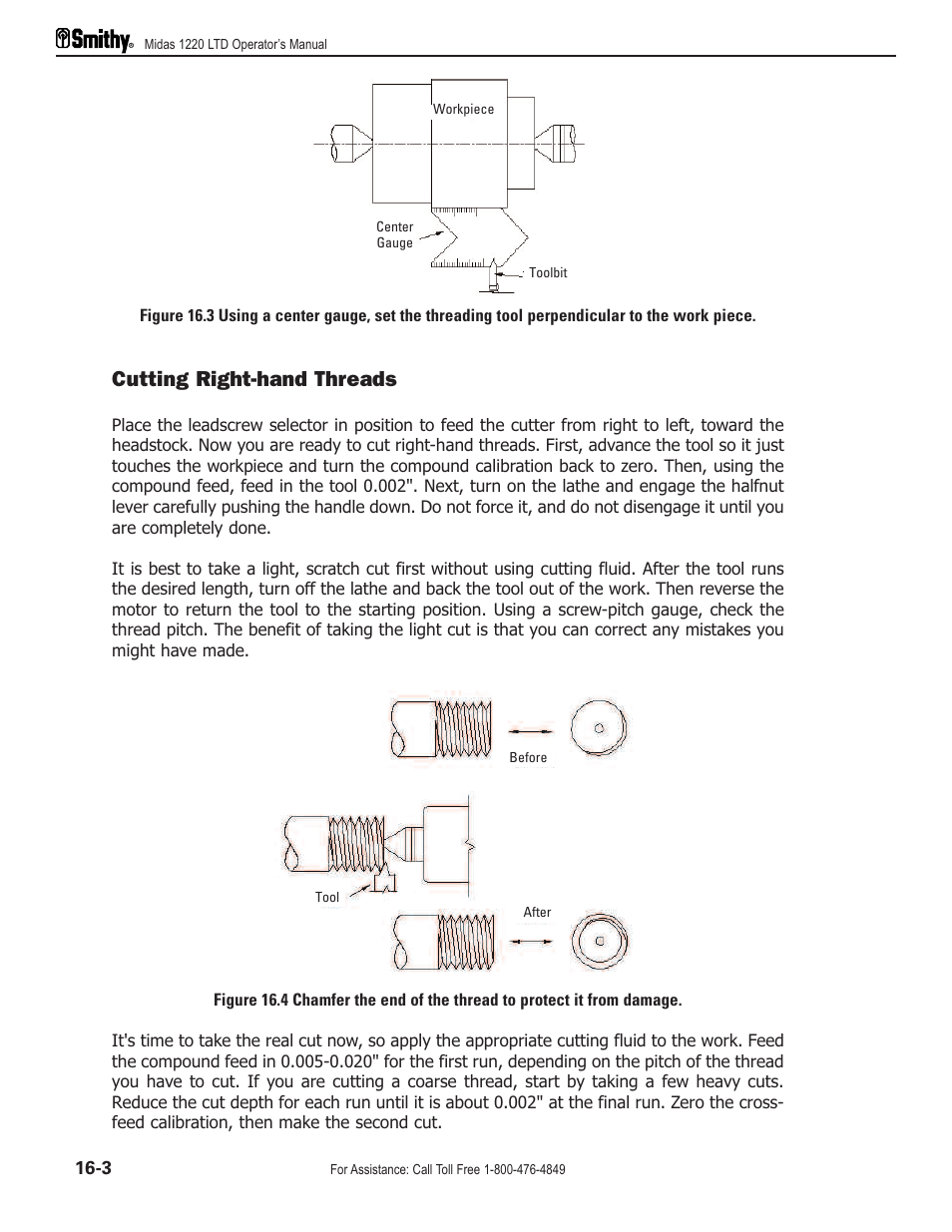 Cutting right-hand threads | Smithy Midas 1220 LTD User Manual | Page 74 / 105
