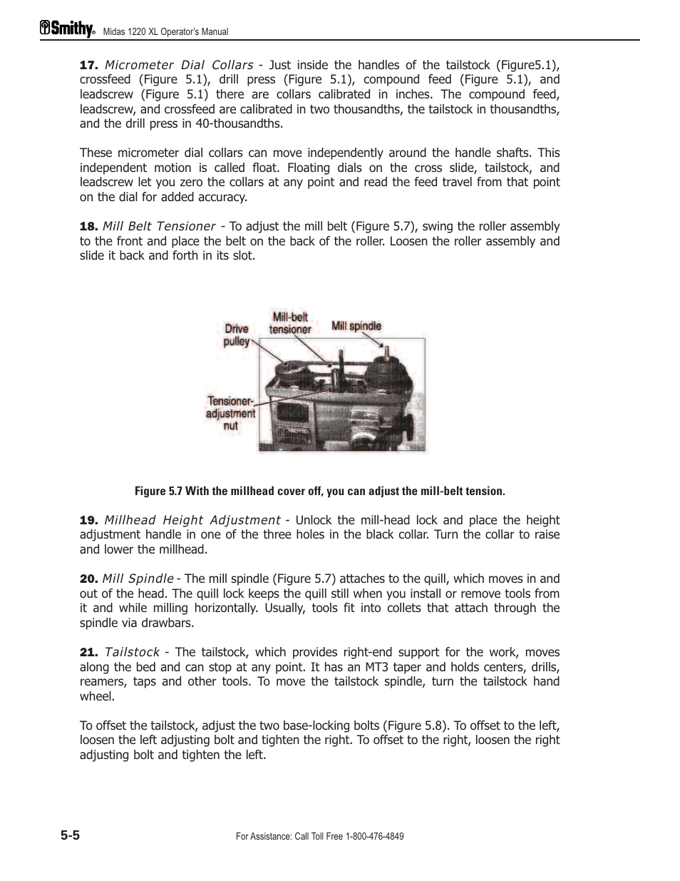 Smithy Midas 1220 XL User Manual | Page 20 / 115