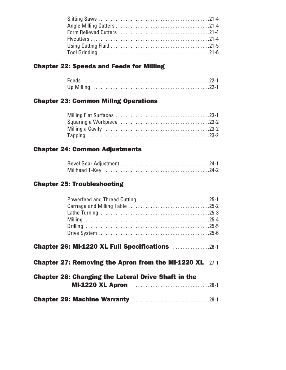 Smithy Midas 1220 XL User Manual | Page 6 / 115