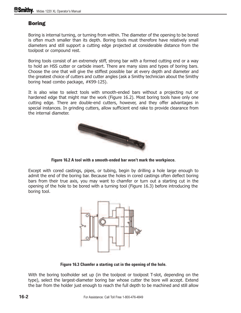 Boring | Smithy Midas 1220 XL User Manual | Page 80 / 115