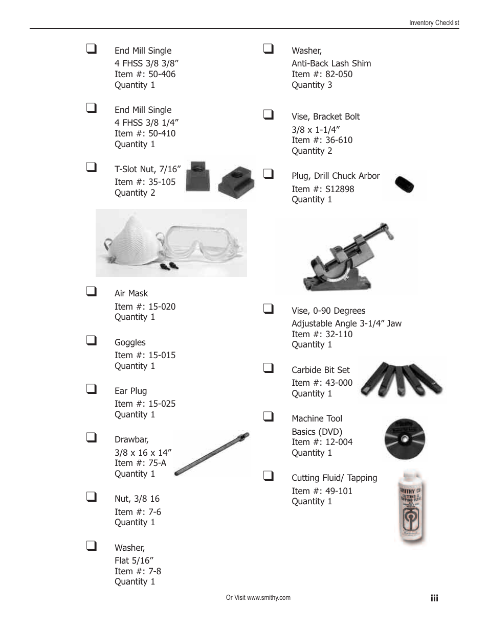 Smithy Midas 1220 XL User Manual | Page 9 / 115
