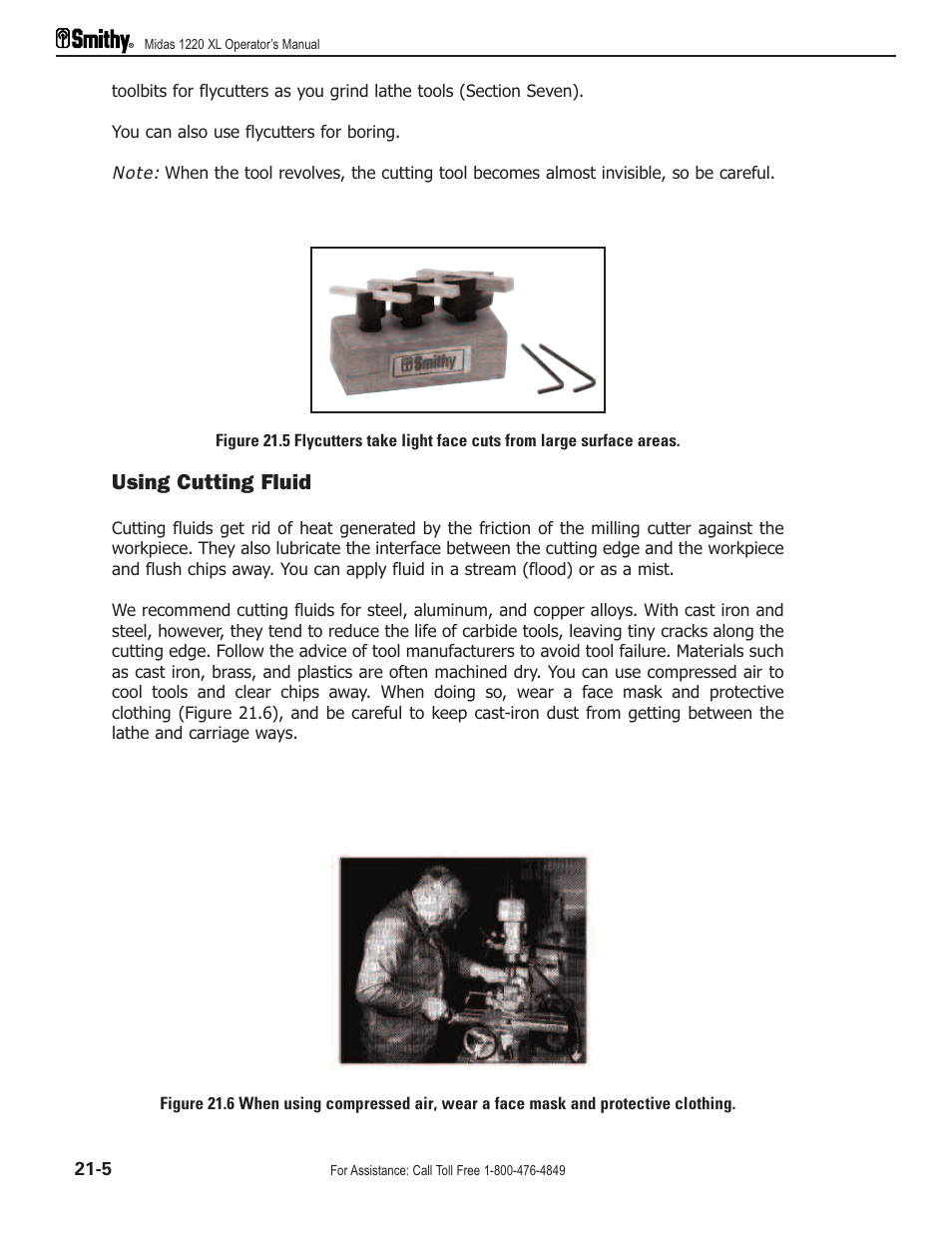 Using cutting fluid | Smithy Midas 1220 XL User Manual | Page 94 / 115