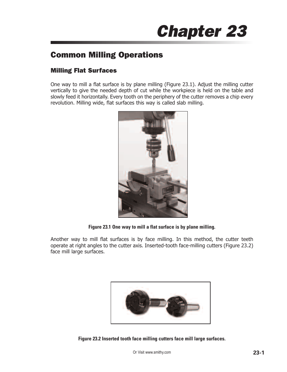 Chapter 23, Common milling operations | Smithy Midas 1220 XL User Manual | Page 99 / 115