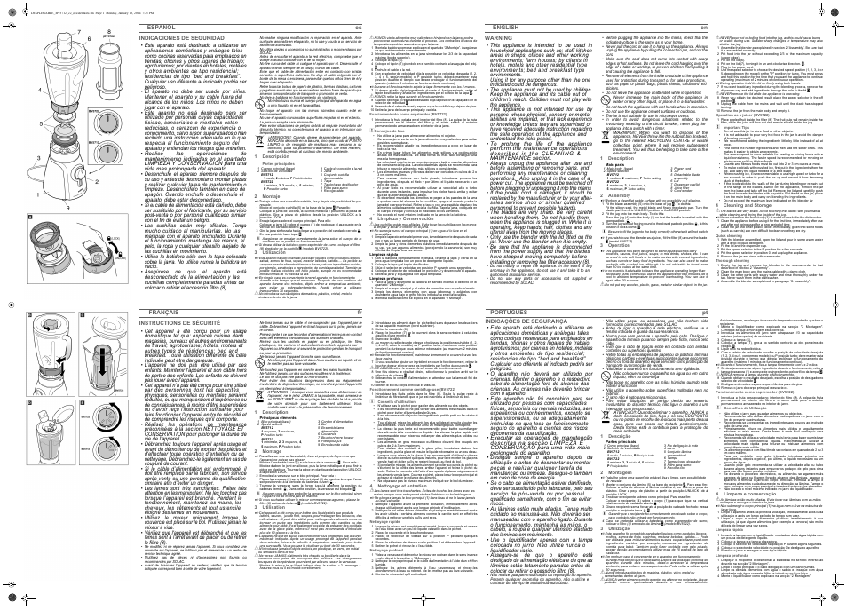SOLAC BV5722 User Manual | 4 pages