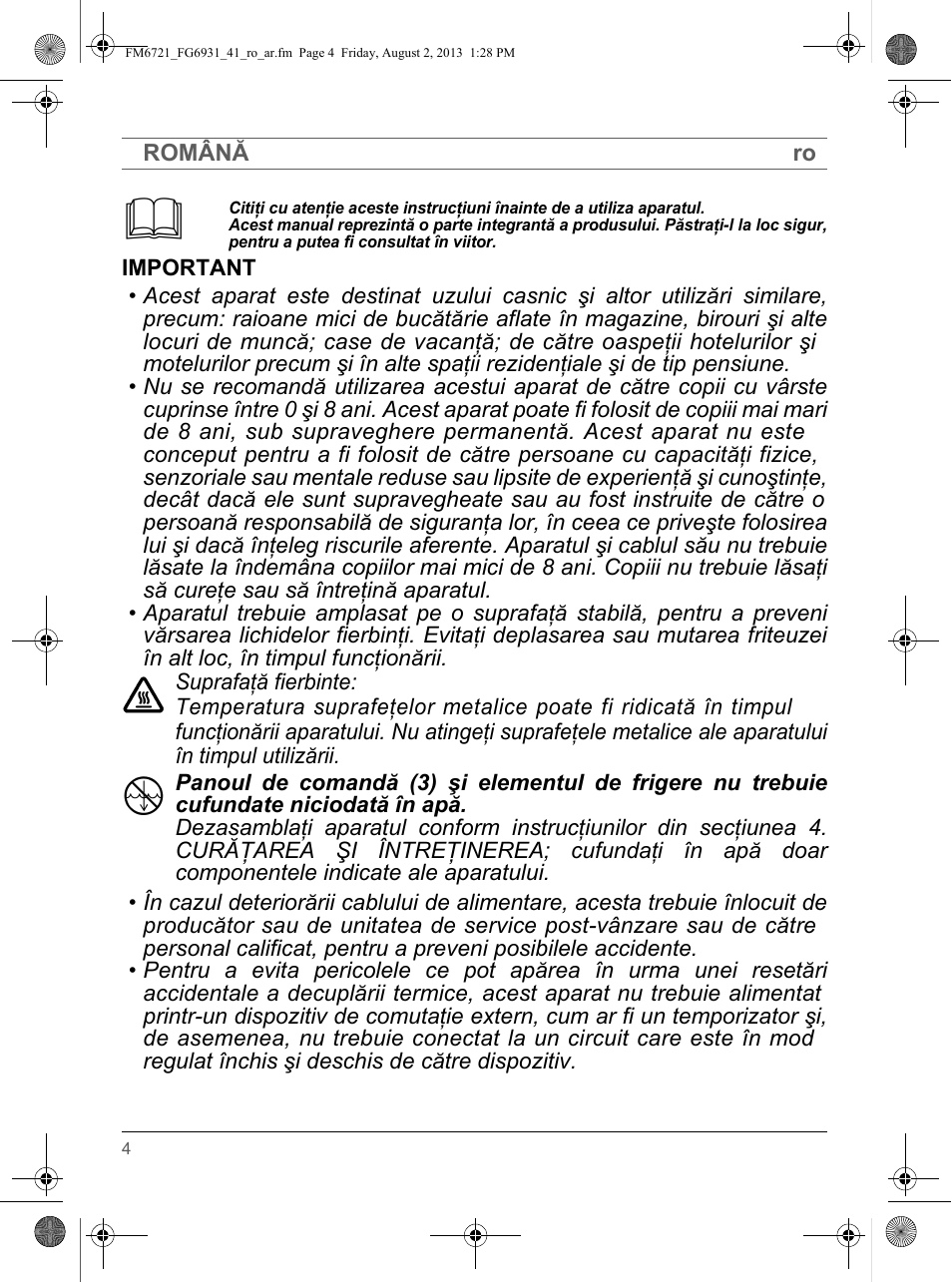 SOLAC FG6931 User Manual | Page 8 / 12