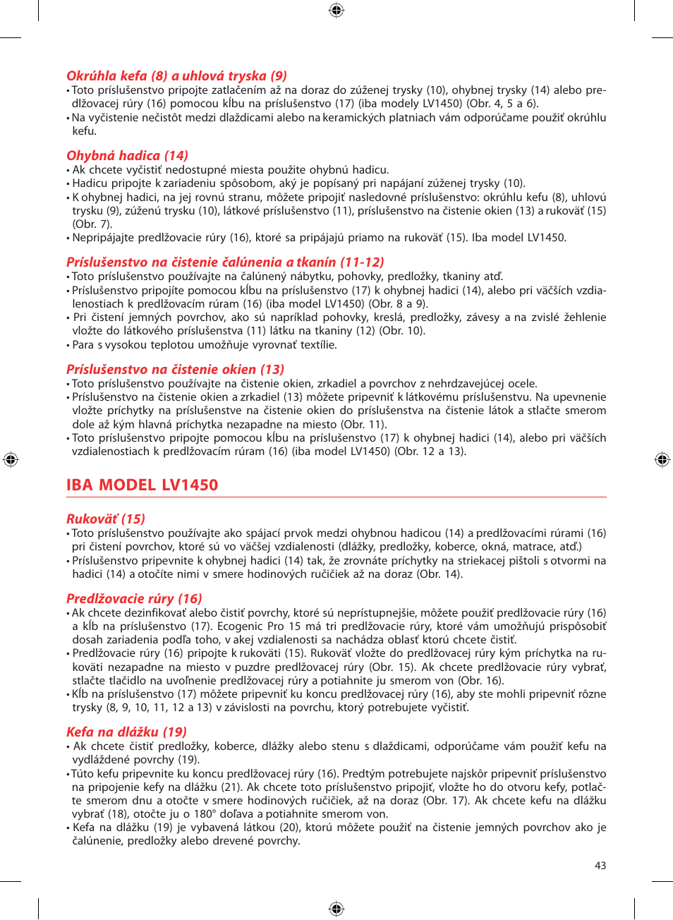 Iba model lv1450 | SOLAC LV1450 User Manual | Page 44 / 63