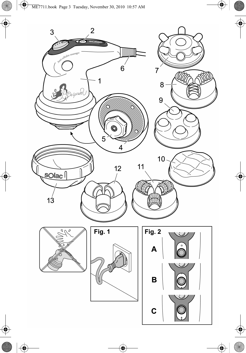 SOLAC ME7711 User Manual | Page 3 / 48