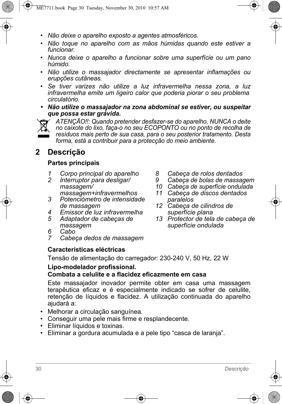 2 descrição | SOLAC ME7711 User Manual | Page 30 / 48