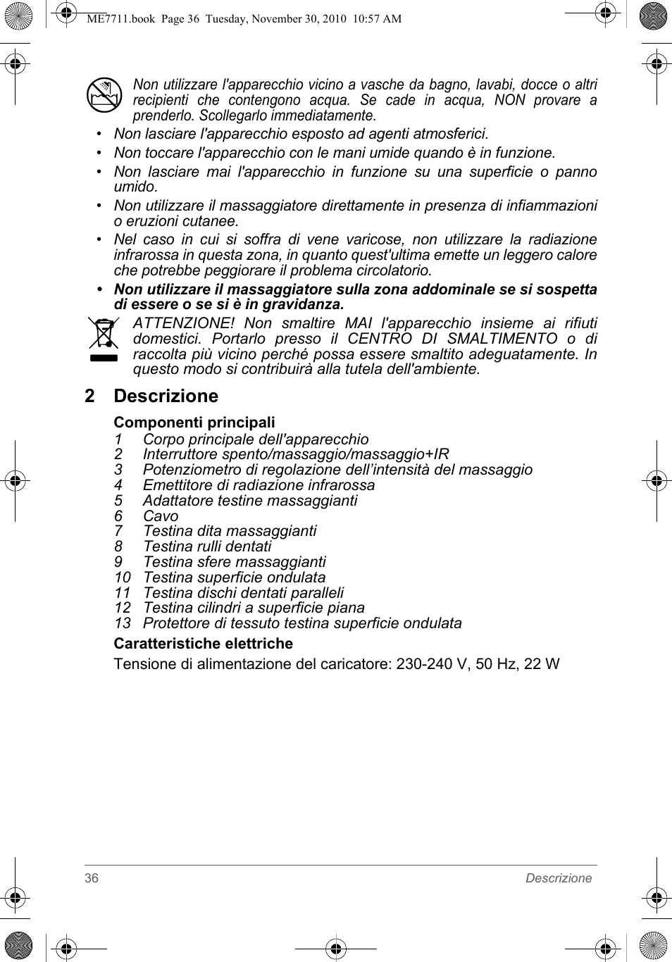 SOLAC ME7711 User Manual | Page 36 / 48